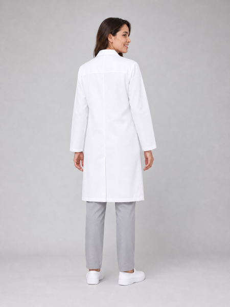 Vista 2 de Bata Médica Unisex