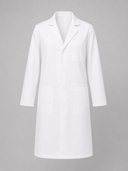 Vista 3 de Bata Médica Unisex