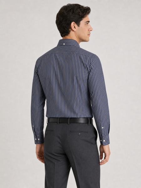 Vista 2 de Camisa Ejecutiva Rayada 1003C