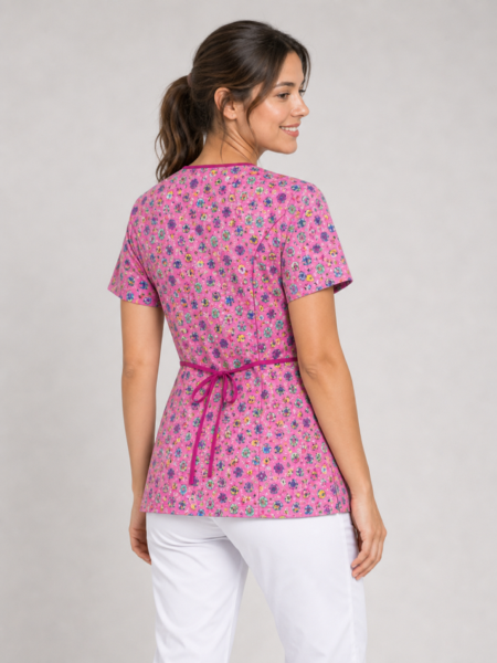 Vista 2 de Filipina Médica Estampada 4016