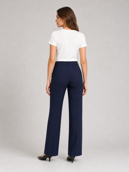 Vista 2 de Pantalon Azul Marino Cabana