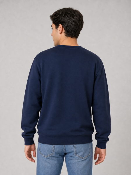 Vista 2 de Sudadera Cuello Redondo